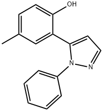 1-PHENYL-1H-5-(2'-HYDROXY-5'-METHYLPHENYL)PYRAZOLE Structure