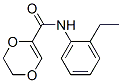 1,4-다이옥신-2-카복사미드,N-(2-에틸페닐)-5,6-다이하이드로- 구조식 이미지