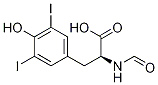 (S)-2-ForMaMido-3-(4-hydroxy-3,5-diiodophenyl)propanoic Acid Structure
