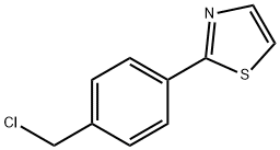 2-[4-(chloromethyl)phenyl]-1,3-thiazole Structure
