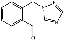 1-[2-(CHLOROMETHYL)BENZYL]-1H-1,2,4-TRIAZOLE Structure