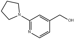 (2-PYRROLIDIN-1-YLPYRID-4-YL)메탄올 구조식 이미지