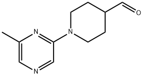 1-(6-METHYLPYRAZIN-2-YL)PIPERIDINE-4-CARBALDEHYDE Structure