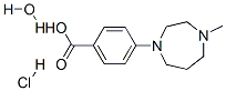 4-(4-METHYLPERHYDRO-1,4-DIAZEPIN-1-YL)벤조산염산염수화물 구조식 이미지