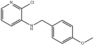 (2-chloropyridin-3-yl)-(4-methoxybenzyl)amine 구조식 이미지
