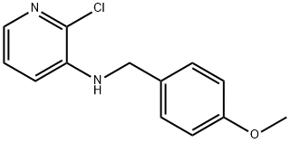 (2-클로로피리딘-3-일)-(4-메톡시벤질)아민 구조식 이미지