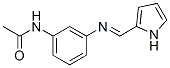 아세트아미드,N-[3-[(1H-피롤-2-일메틸렌)아미노]페닐]- 구조식 이미지