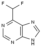 9H-Purine,  6-(difluoromethyl)- Structure