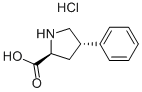 trans-4-Phenyl-L-proline hydrochloride Structure