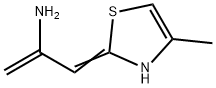 1-Propen-2-amine,  3-(4-methyl-2(3H)-thiazolylidene)- 구조식 이미지