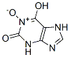 2H-Purin-2-one,  3,7-dihydro-6-hydroxy-,  1-oxide 구조식 이미지