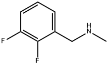N-메틸-2,3-디플루오로벤질라민 구조식 이미지