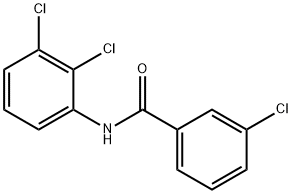 3-Chloro-N-(2,3-dichlorophenyl)benzaMide, 97% 구조식 이미지