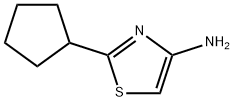 2-Cyclopentylthiazol-4-aMine Structure