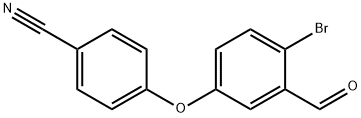 4-(4-Bromo-3-formyl-phenoxy)-benzonitrile 구조식 이미지
