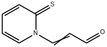 2-Propenal,  3-(2-thioxo-1(2H)-pyridinyl)- 구조식 이미지