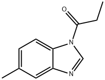 1H-Benzimidazole,  5-methyl-1-(1-oxopropyl)-  (9CI) Structure