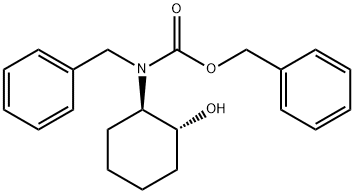 benzyl benzyl((1R,2R)-2-hydroxycyclohexyl)carbaMate Structure