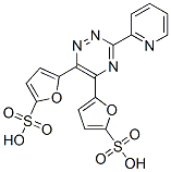 5,5'-[3-(2-Pyridinyl)-1,2,4-triazine-5,6-diyl]bis(2-furansulfonic acid) Structure
