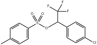 1-(4-chlorophenyl)-2,2,2-trifluoroethyl 4-Methylbenzenesulfonate Structure