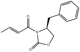 (N-CROTONYL)-(4S)-ISOPROPYL-2-OXAZOLIDINONE 구조식 이미지