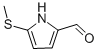 1H-Pyrrole-2-carboxaldehyde,5-(methylthio)- Structure