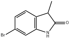 6-브로모-3-메틸-1,3-디하이드로인돌-2-온 구조식 이미지