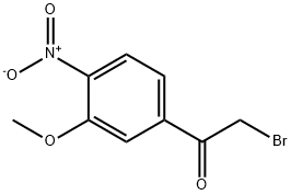 2-Bromo-1-(3-methoxy-4-nitrophenyl)-1-ethanone 구조식 이미지