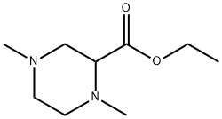 Ethyl 1,4-dimethylpiperazine-2-carboxylate 구조식 이미지