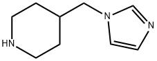 4-(1H-이미다졸-1-일메틸)-피페리딘 구조식 이미지