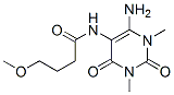 Butanamide,  N-(6-amino-1,2,3,4-tetrahydro-1,3-dimethyl-2,4-dioxo-5-pyrimidinyl)-4-methoxy- Structure