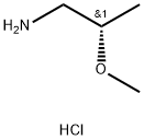 (S)-2-Methoxypropylamine hydrochloride 구조식 이미지