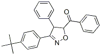 Methanone,  [3-[4-(1,1-dimethylethyl)phenyl]-4,5-dihydro-4-phenyl-5-isoxazolyl]phenyl- Structure