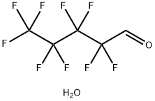 Nonafluoropentanal hydrate 구조식 이미지