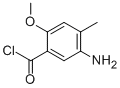 Benzoyl chloride, 5-amino-2-methoxy-4-methyl- (9CI) Structure