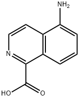 Isoquinaldic acid, 5-amino- (7CI) 구조식 이미지