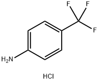 4-아미노벤조트리플루오르화물히드로클로라이드 구조식 이미지