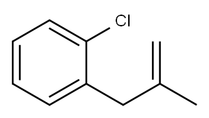 3-(2-Chlorophenyl)-2-methylprop-1-ene Structure