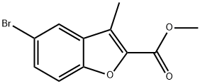 Methyl 5-broMo-3-Methyl-1-benzofuran-2-carboxylate Structure