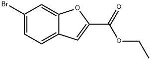 에틸6-브로모벤조푸란-2-카르복실레이트 구조식 이미지