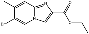 Ethyl 6-bromo-7-methylimidazo[1,2-a]pyridine-2-carboxylate Structure