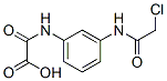 [3-[(2-chloroacetyl)amino]phenyl]carbamoylformic acid Structure