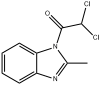 Benzimidazole, 1-(dichloroacetyl)-2-methyl- (7CI) Structure