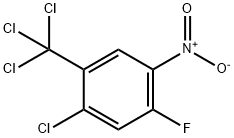 1-클로로-5-플루오로-4-니트로-2-(트리클로로메틸)벤젠 구조식 이미지