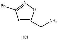 (3-BROMOISOXAZOL-5-YL)METHYLAMINE HYDROCHLORIDE Structure