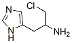 1H-Imidazole-5-ethanamine,  -alpha--(chloromethyl)- Structure