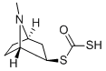 Tropine-3-xanthate Structure