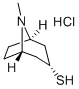 Tropine-3-thiol hydrochloride 구조식 이미지