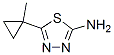 1,3,4-Thiadiazol-2-amine,  5-(1-methylcyclopropyl)- Structure