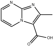 2-METHYLIMIDAZO[1,2-A!PYRIMIDINE-3-CARBOXYLIC ACID, 97+% Structure